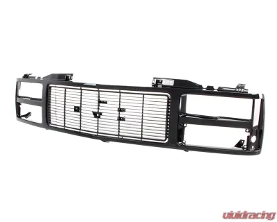 AMD Argent/Black Dual Headlight Grille Shell GMC C/K Pickup | Suburban 1988-1993 - X150-4988-21
