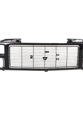 AMD Argent/Black Dual Headlight Grille Shell GMC C/K Pickup | Suburban 1988-1993                                     - X150-4988-21 - Image 3
