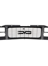 AMD Black Dual Headlight Grille Shell GMC C/K Pickup | SUV 1994-1998                                     - X150-4994-21 - Image 3