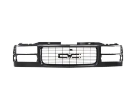 AMD Black Dual Headlight Grille Shell GMC C/K Pickup | SUV 1994-1998