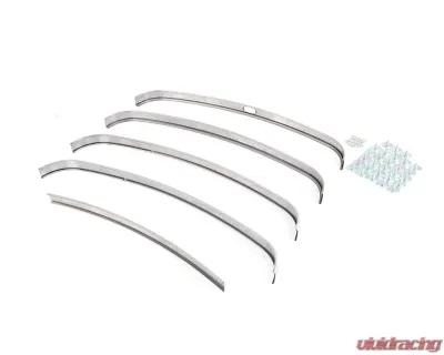 AMD 5-Piece Grille Molding Set w/ Hardware Ford F1 | F2 Pickup Truck w/ Crank Hole 1948-1950 - X155-4548-S