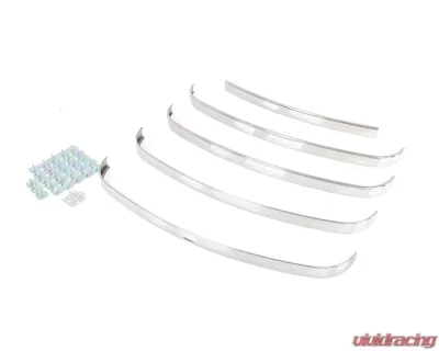 AMD 5-Piece Grille Molding Set w/ Hardware Ford F1 | F2 Pickup Truck w/ Crank Hole 1948-1950 - X155-4548-S