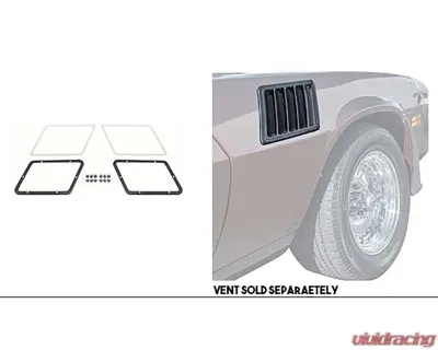 AMD Fender Air Extractors Mount Kit Chevrolet Camaro Z28 1978-1979 - X201-3578-1S