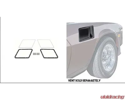 AMD Fender Air Extractors Mount Kit Chevrolet Camaro Z28 1980-1981 - X201-3580-1S