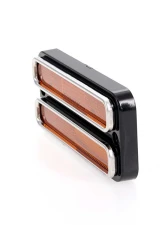 AMD 18 Amber LED Front Side Marker Lens w/ Stainless Bezel Chevrolet | GMC C/K Truck | Blazer | Jimmy | Suburban 1968-1972                                     - X240-4069-D - Image 3