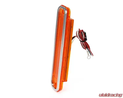 AMD LH/RH 15 Amber LED Side Marker w/ Stainless Steel Trim Chevrolet | GMC C/K Pickup Truck | Blazer | Jimmy | Suburban 1973-1980 - X240-4073-1D