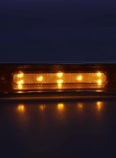 AMD 8 Amber LED Dual Function Front LH Side Marker Lens w/ Stainless Bezel Chevrolet | GMC C/K Truck | Blazer | Jimmy | Suburban 1981-1991                                     - X240-4081-1DL - Image 2