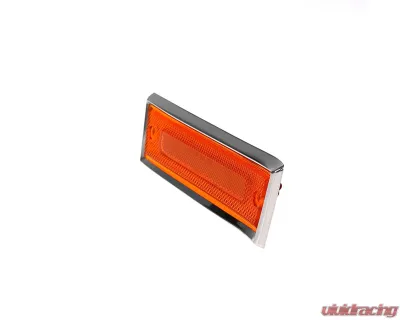 AMD 8 Amber LED Dual Function Front LH Side Marker Lens w/ Stainless Bezel Chevrolet | GMC C/K Truck | Blazer | Jimmy | Suburban 1981-1991 - X240-4081-1DL