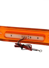 AMD 8 Amber LED Dual Function Front LH Side Marker Lens w/ Stainless Bezel Chevrolet | GMC C/K Truck | Blazer | Jimmy | Suburban 1981-1991                                     - X240-4081-1DL - Image 4