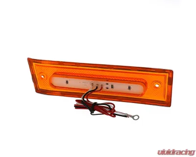 AMD 8 Amber LED Dual Function Front LH Side Marker Lens w/ Stainless Bezel Chevrolet | GMC C/K Truck | Blazer | Jimmy | Suburban 1981-1991 - X240-4081-1DL