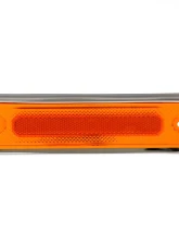 AMD 8 Amber LED Dual Function Front LH Side Marker Lens w/ Stainless Bezel Chevrolet | GMC C/K Truck | Blazer | Jimmy | Suburban 1981-1991                                     - X240-4081-1DL - Image 4