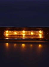 AMD 8 Amber LED Dual Function Front RH Side Marker Lens w/ Stainless Bezel Chevrolet | GMC C/K Truck | Blazer | Jimmy | Suburban 1981-1991                                     - X240-4081-1DR - Image 2