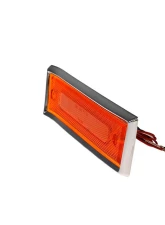 AMD 8 Amber LED Dual Function Front RH Side Marker Lens w/ Stainless Bezel Chevrolet | GMC C/K Truck | Blazer | Jimmy | Suburban 1981-1991                                     - X240-4081-1DR - Image 3