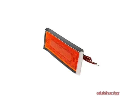 AMD 8 Amber LED Dual Function Front RH Side Marker Lens w/ Stainless Bezel Chevrolet | GMC C/K Truck | Blazer | Jimmy | Suburban 1981-1991 - X240-4081-1DR