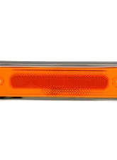 AMD 8 Amber LED Dual Function Front RH Side Marker Lens w/ Stainless Bezel Chevrolet | GMC C/K Truck | Blazer | Jimmy | Suburban 1981-1991                                     - X240-4081-1DR - Image 4
