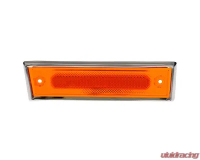 AMD 8 Amber LED Dual Function Front RH Side Marker Lens w/ Stainless Bezel Chevrolet | GMC C/K Truck | Blazer | Jimmy | Suburban 1981-1991 - X240-4081-1DR