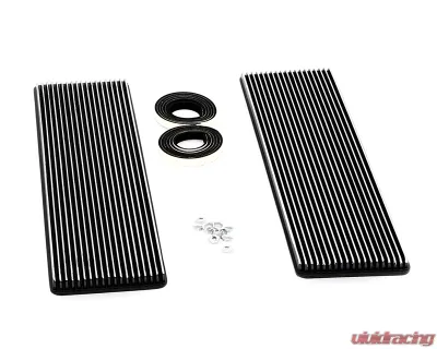 AMD Pair Ribbed Style Hood Scoop Inserts Chevrolet Nova | Camaro SS 1967-1972 - X320-3567-P