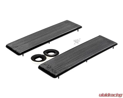 AMD Pair Ribbed Style Hood Scoop Inserts Chevrolet Nova | Camaro SS 1967-1972 - X320-3567-P