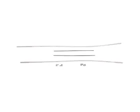 AMD 8-Piece Windshield Gasket Lockstrip Kit Dodge Dart | Plymouth Barracuda Hardtop | Fastback 1967