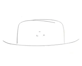 AMD 6-Piece Windshield Reveal Molding Set Chevrolet | GMC C/K Pickup Truck | Blazer | Jimmy | Suburban 1971-1972