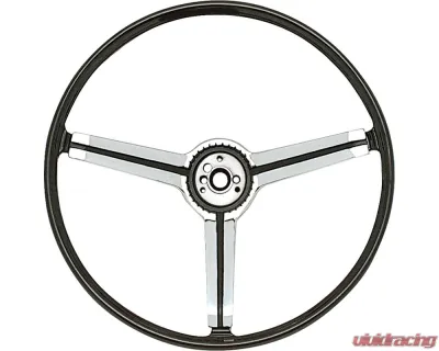AMD Black Bright Custom Steering Wheel & Shroud Chevrolet Camaro w/ RPO Z87 Custom Interior 1967 - X459-3567-2BLK