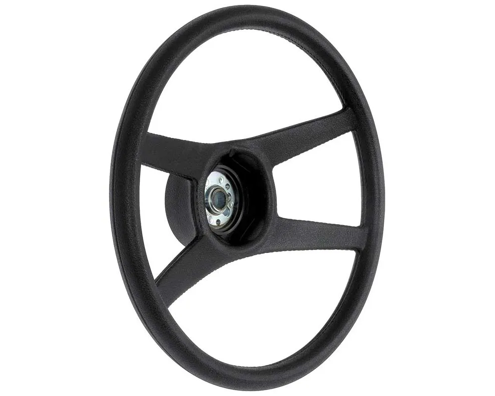 AMD Black 4-Spoke Sport Steering Wheel Chevrolet Nova | Nova SS | Camaro | Chevelle | Monte Carlo | El Camino 1971-1981 - X459-3571-3BLK