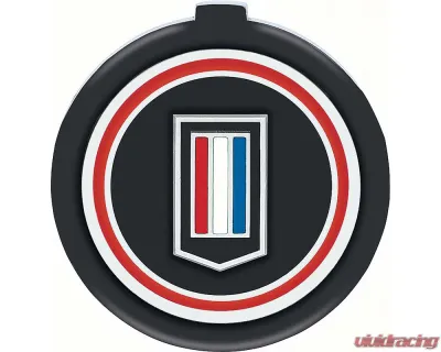 AMD 4-Spoke Sport Wheel "Shield" Horn Cap Emblem Chevrolet Camaro 1974-1979 - X459-3574