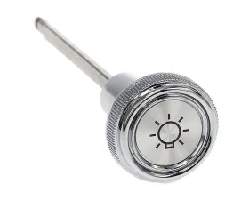 AMD Chrome/Silver Headlamp Switch Rod & Knob Chevrolet | GMC C/K Pickup Truck | Blazer | Jimmy | Suburban 1987-1991