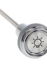 AMD Chrome/Silver Headlamp Switch Rod & Knob Chevrolet | GMC C/K Pickup Truck | Blazer | Jimmy | Suburban 1987-1991                                     - X460-4087-11 - Image 3