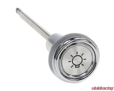 AMD Chrome/Silver Headlamp Switch Rod & Knob Chevrolet | GMC C/K Pickup Truck | Blazer | Jimmy | Suburban 1987-1991 - X460-4087-11