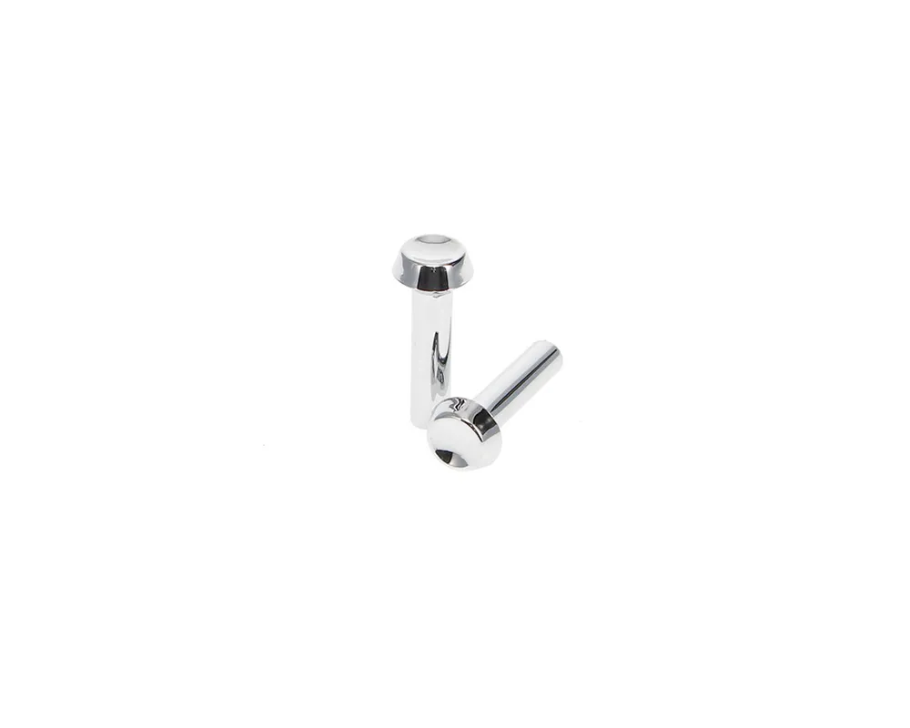 AMD Pair Chrome Door Lock Knobs Ford Falcon | Fairlane | Ranchero | Mustang | Bronco | Merucry Comet | Cyclone 1965-1967 - X536-8065-P