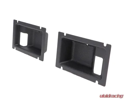 AMD Pair Black Front Door Handle Escutcheons Chevrolet | GMC Pickup | Blazer | Jimmy | Suburban 1977-1980 - X540-4077-1P