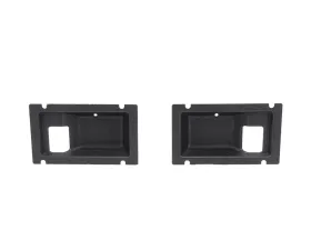 AMD Pair Black Front Door Handle Escutcheons Chevrolet | GMC Pickup | Blazer | Jimmy | Suburban 1977-1980