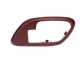 AMD Red RH Front Door Handle Bezel w/out Power Door Lock Hole Chevrolet | GMC C/K OBS Pickup Truck | SUV 1995-2000