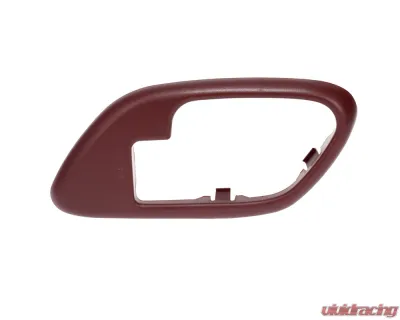 AMD Red RH Front Door Handle Bezel w/out Power Door Lock Hole Chevrolet | GMC C/K OBS Pickup Truck | SUV 1995-2000 - X540-4095-2REDR