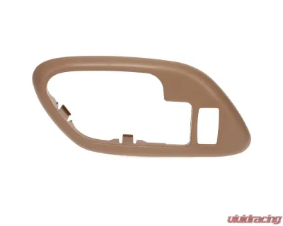 AMD Beige LH Front Door Handle Bezel w/ Power Door Lock Hole Chevrolet | GMC C/K OBS Pickup Truck | SUV 1995-2000 - X540-4095-3BEGL