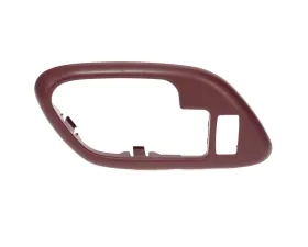 AMD Red LH Front Door Handle Bezel w/ Power Door Lock Hole Chevrolet | GMC C/K OBS Pickup Truck | SUV 1995-2000