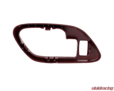 AMD Red RH Front Door Handle Bezel w/ Power Door Lock Hole Chevrolet | GMC C/K OBS Pickup Truck | SUV 1995-2000 - X540-4095-3REDR