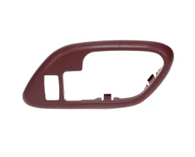 AMD Red RH Front Door Handle Bezel w/ Power Door Lock Hole Chevrolet | GMC C/K OBS Pickup Truck | SUV 1995-2000