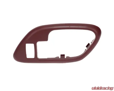 AMD Red RH Front Door Handle Bezel w/ Power Door Lock Hole Chevrolet | GMC C/K OBS Pickup Truck | SUV 1995-2000 - X540-4095-3REDR