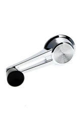 AMD Chrome Window Crank Handle w/ Black Knbo Chevrolet Chevy II | Nova | Malibu | El Camino 1962-1964                                     - X546-3062-2 - Image 3