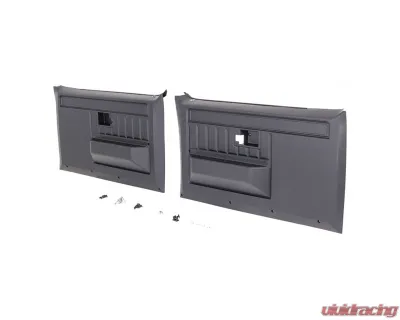 AMD Pair Black Front Door Panels Chevrolet | GMC C/K Truck | Blazer | Jimmy | Suburban 1981-1987 - X548-4081-BP