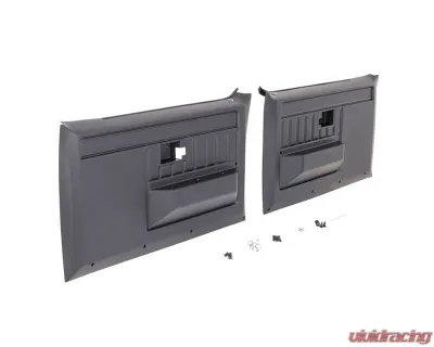 AMD Pair Black Front Door Panels Chevrolet | GMC C/K Truck | Blazer | Jimmy | Suburban 1981-1987 - X548-4081-BP