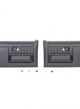 AMD Pair Black Front Door Panels Chevrolet | GMC C/K Truck | Blazer | Jimmy | Suburban 1981-1987                                     - X548-4081-BP - Image 4