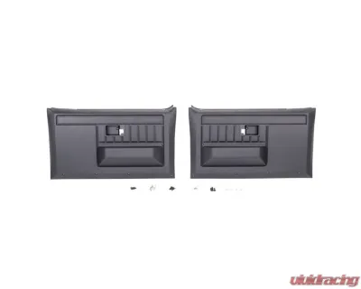 AMD Pair Black Front Door Panels Chevrolet | GMC C/K Truck | Blazer | Jimmy | Suburban 1981-1987 - X548-4081-BP