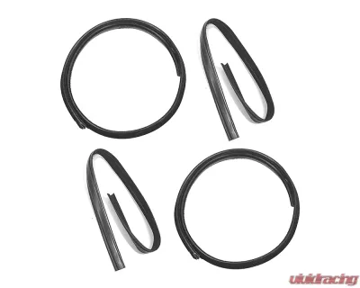 AMD 4-Piece Front Door Glass Run Channels Seal Kit Ford F-Series Pickup Truck 1967-1972 - X552-4567-S