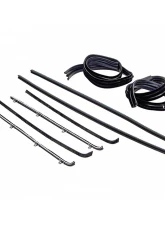 AMD 8-Piece Front Door Window Channel Kit Chevrolet | GMC C/K Pickup | Suburban 1964-1966                                     - X553-4064-CS - Image 2