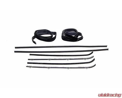 AMD 8-Piece Front Door Window Channel Kit Chevrolet | GMC C/K Pickup | Suburban 1964-1966 - X553-4064-CS