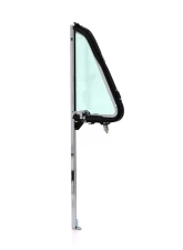 AMD Green Glass LH Vent Window Assembly w/ Chrome Sash Chevrolet | GMC Pickup Truck | Suburban 1954-1955                                     - X560-4053-LS - Image 2