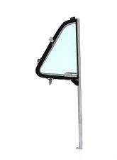 AMD Green Glass LH Vent Window Assembly w/ Chrome Sash Chevrolet | GMC Pickup Truck | Suburban 1954-1955                                     - X560-4053-LS - Image 3